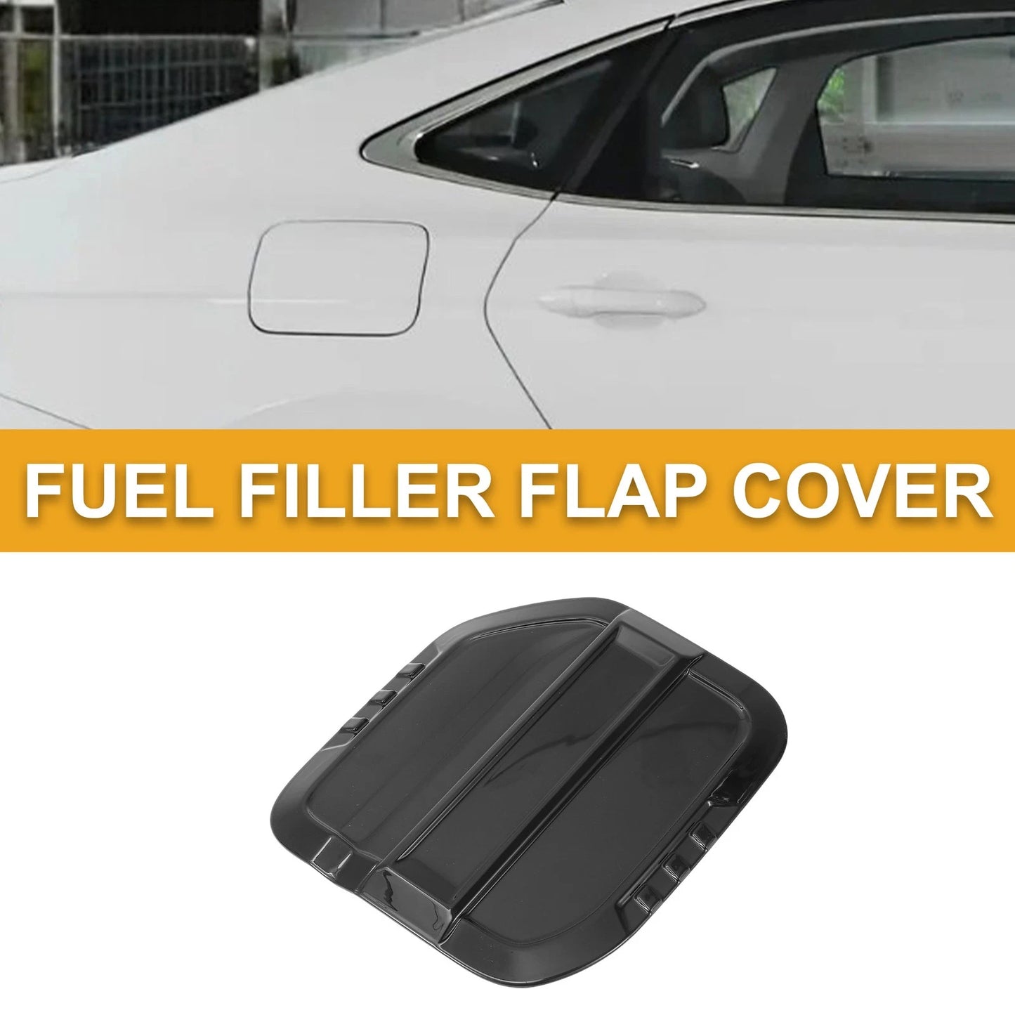 Fuel Tank Door Cap for Ford Bronco 2023-2025 Fuel Filler Flap Cover Black