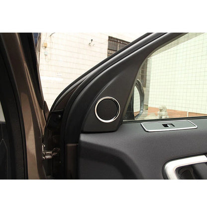 6pcs ABS Door Speaker Grille Cover Ring Trim fit for Discovery Sport 2015-2019