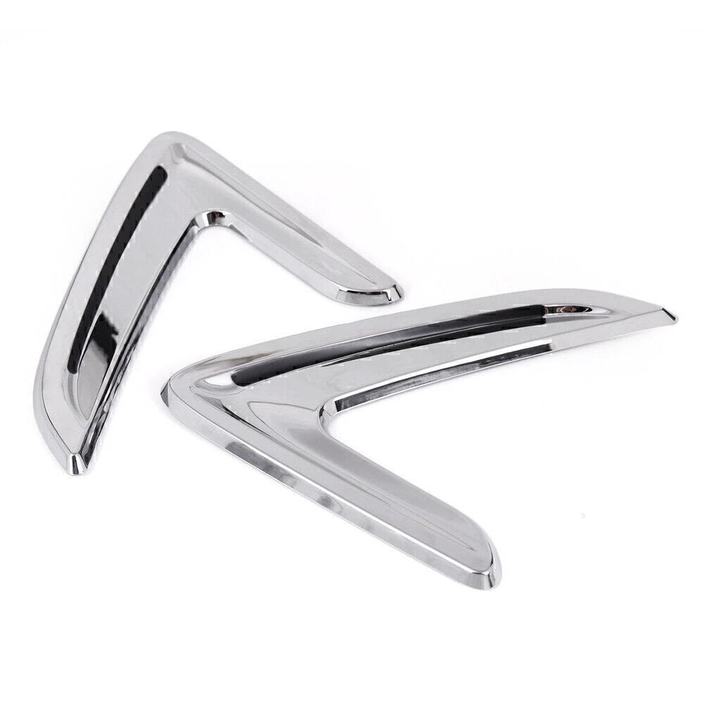 Chrome Side Body Marker Fender Air Wing Vent Trim for BMW 3 Series (2013-2018)