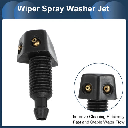 Windshield Washer Nozzle with Hose Connector for Ford
