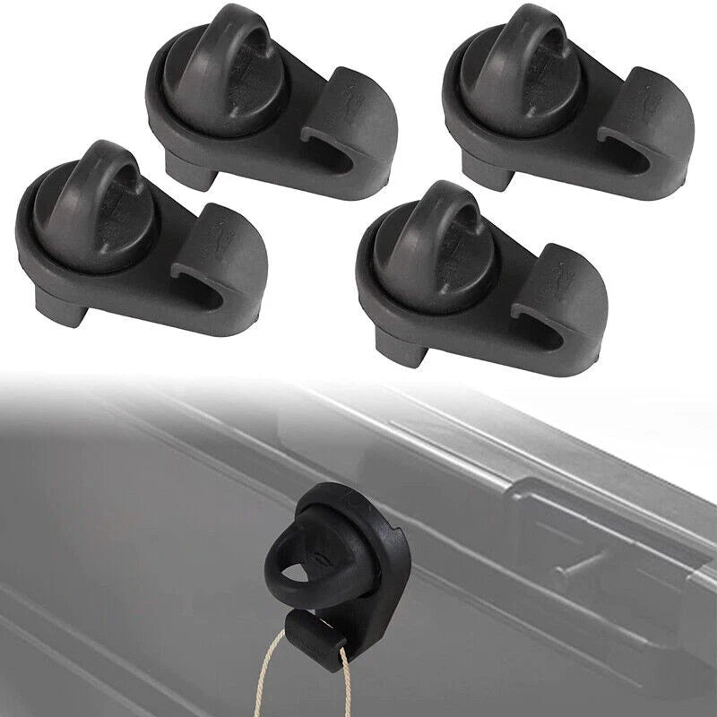 Mini Tie-downs with Hooks for 2005-2022 Toyota Tacoma & 2007-2022 Tundra (4 pcs)