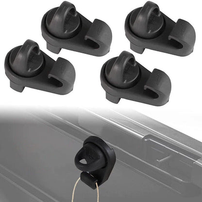 Mini Tie-downs with Hooks for 2005-2022 Toyota Tacoma & 2007-2022 Tundra (4 pcs)