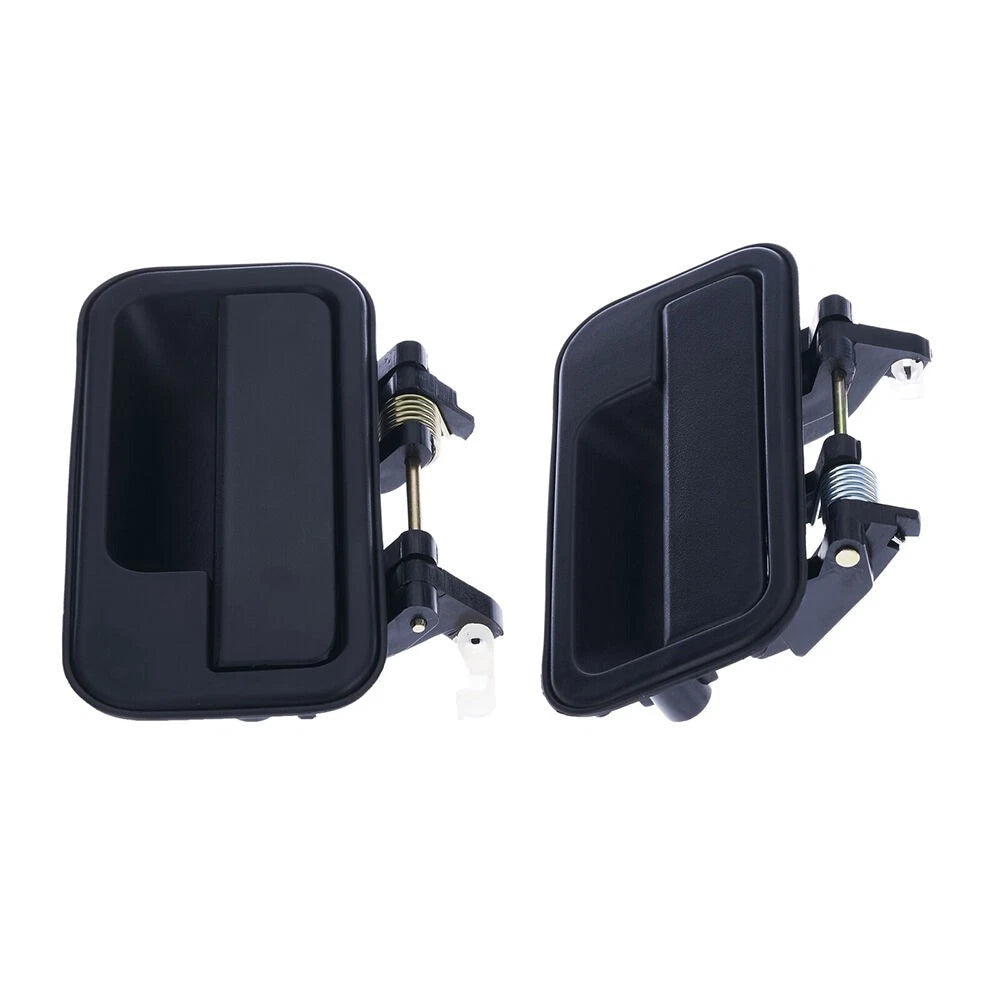 2 x Rear Outer Door Handles Black for Holden Rodeo TF (1988-2003)