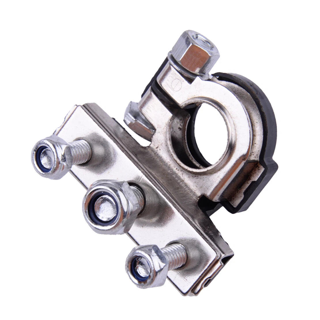 Battery Terminal Cable Clamp for Car Top Post (3 Way) - Positive Negative