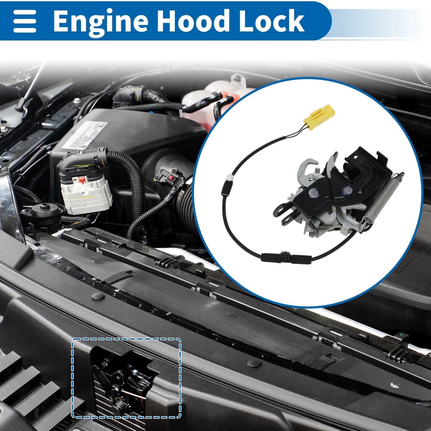 Hood Latch Assembly for BMW 5 Series F90 G30 (2016-2024) - 1 Pcs