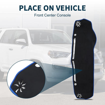 Dashboard Cover Mat for Mazda Flair Crossover Sun Protector Black Blue (2014-2020)