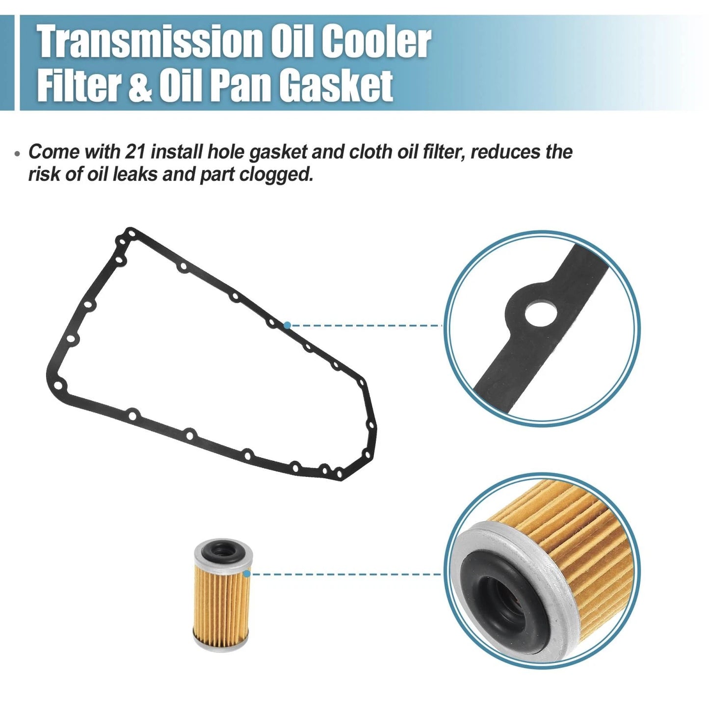 Transmission Filter Oil Pan Gasket for Nissan NV200, Juke (2013-2021)