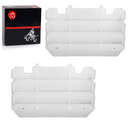 Left + Right Radiator Shrouds Guard Kit for Kawasaki KX125 KX250 (1997–2005)