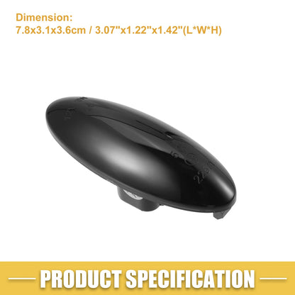 Front LED Side Marker Lights for Toyota Yaris (Black Amber)