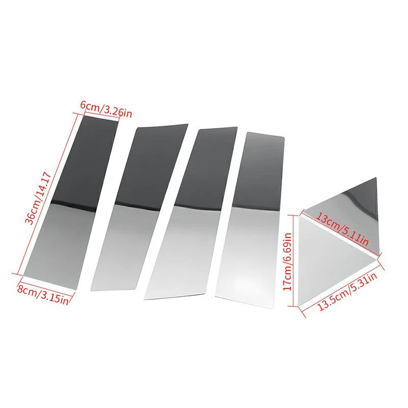 Chrome Pillar Post Set for 2005-2010 Chrysler 300 300C Door Trim Covers (2005-2010)