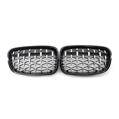 Black Front Mesh Grill for BMW 1 Series F20 (2011-2014)