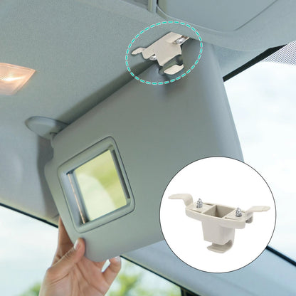 Beige Car Sun Visor Hook Clip Retainer for BMW 328i (1999-2000)