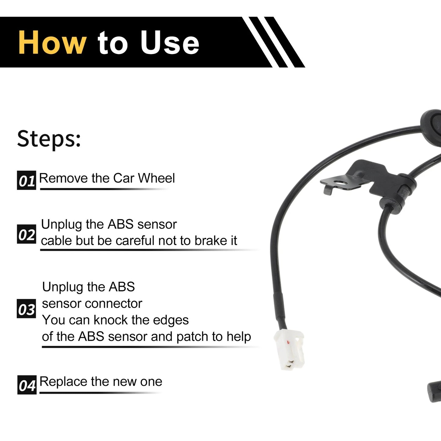 ABS Wheel Speed Sensor for Kia Carens (2013-2015) Rear Right
