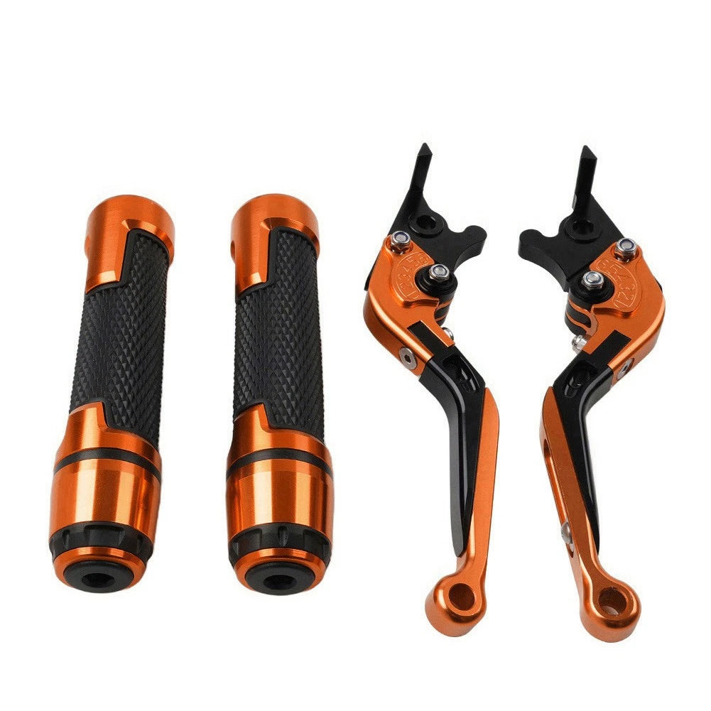Folding Extendable Brake Clutch Levers Grips Set for Kawasaki ZX10R (2004-2023)