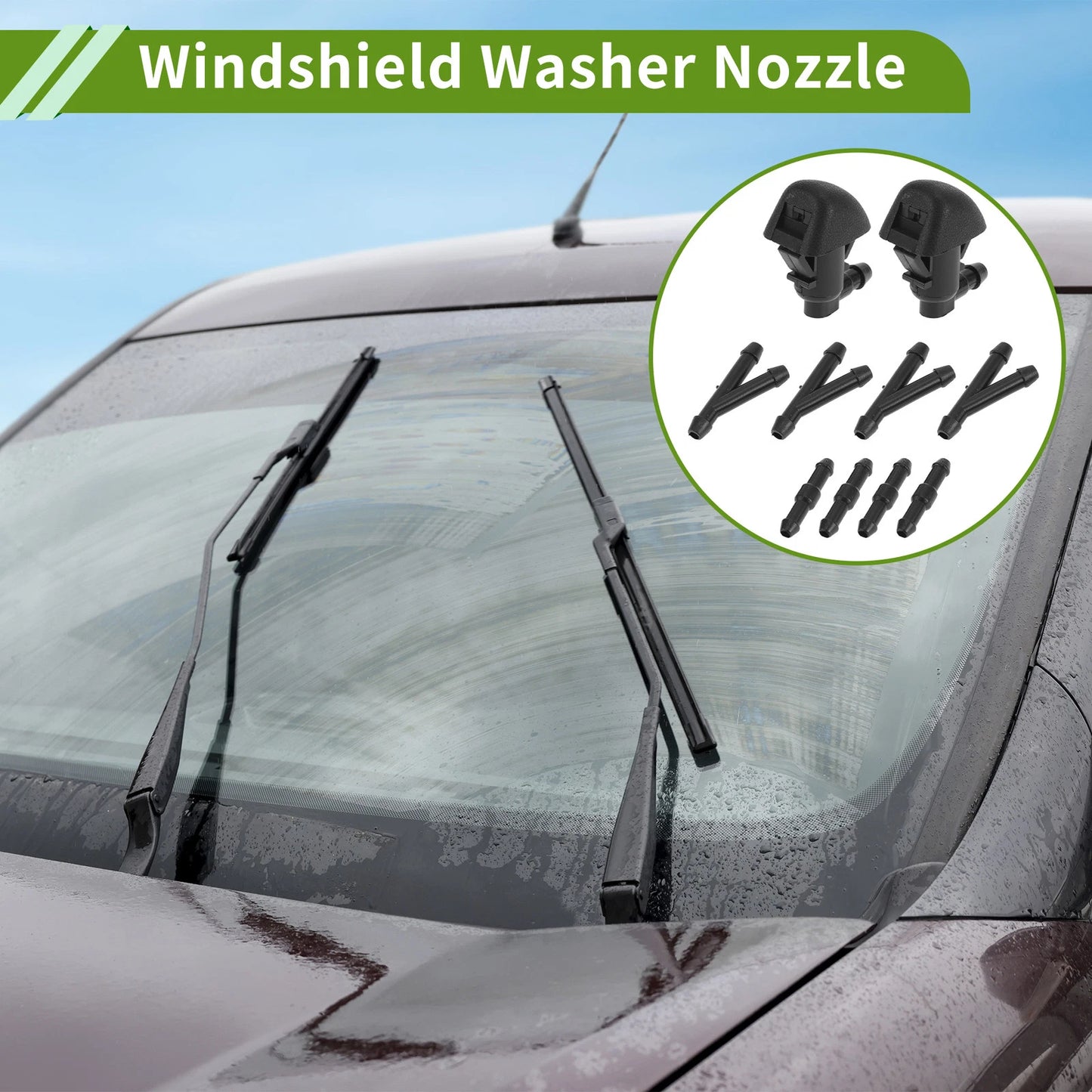 Windshield Washer Nozzle & Hose for Honda