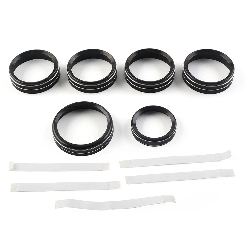 Air Conditioner Switch Knob Trim for Ford F150 XLT (2015-2020) Black