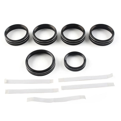 Air Conditioner Switch Knob Trim for Ford F150 XLT (2015-2020) Black