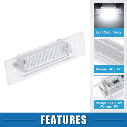 6500K White LED License Plate Light for Porsche Boxster 986 (1999-2004)
