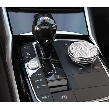 Car Console iDrive Multimedia Buttons Crystal Cover For BMW  3 Z4 series X3 G30