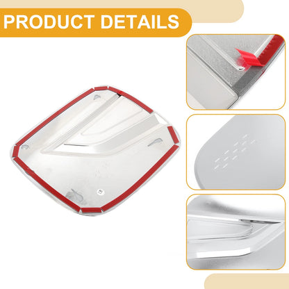 Fuel Tank Door Cap for Lexus NX (2022-2025) Chrome Silver Tone