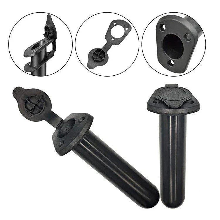 Fishing Rod Holder Cover PVC Cap for Kayak Boat Rod Mount 41-46mm