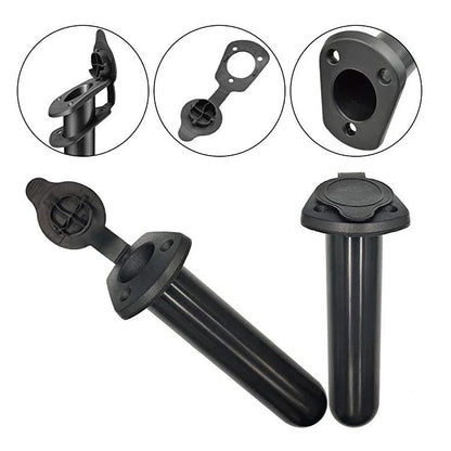 Fishing Rod Holder Cover PVC Cap for Kayak Boat Rod Mount 41-46mm