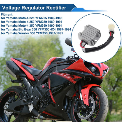Voltage Regulator Rectifier for Yamaha Moto-4 225 YFM225 (1986-1988)