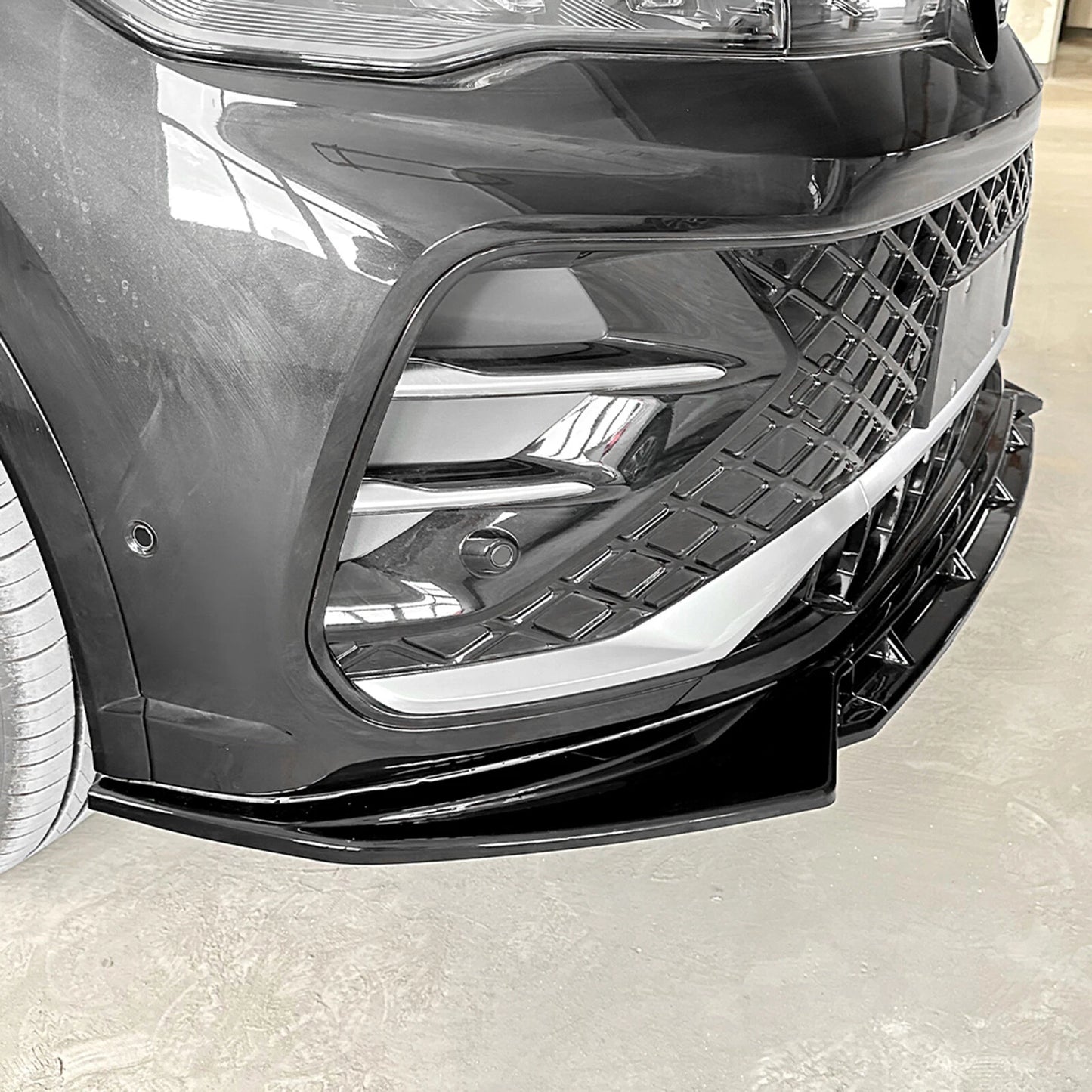 Front Bumper Spoiler Lip Kit for VW Tiguan MK3 Rline (2024-2025)