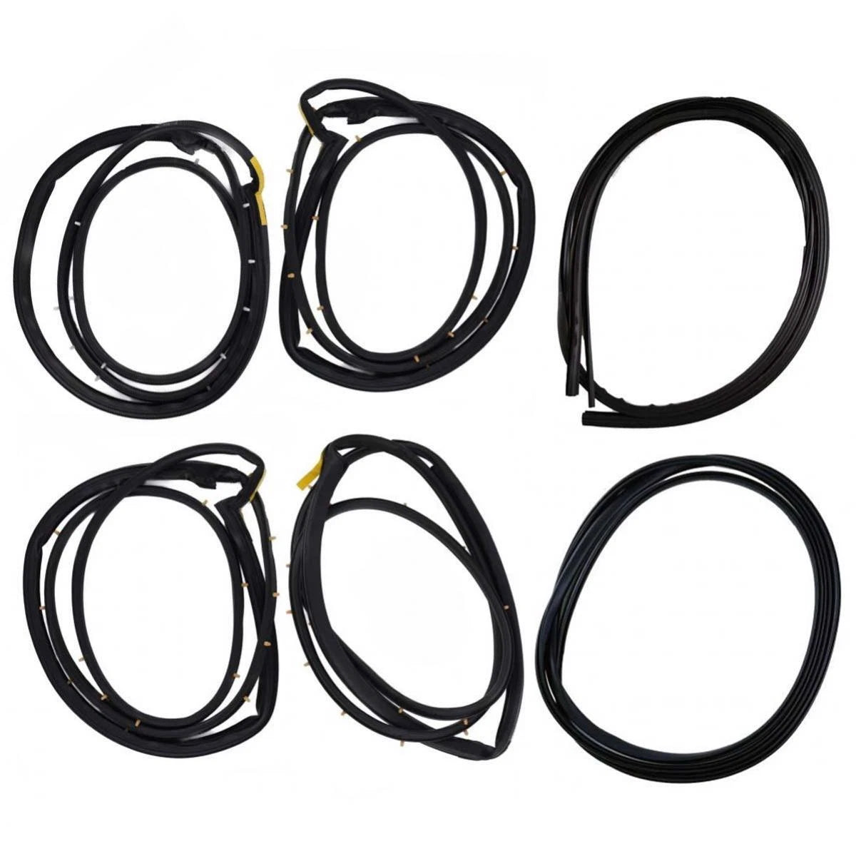 Windshield Door Rubber Seal Set 6 Fits Toyota Corolla EE100 AE100 AE101 4D SED