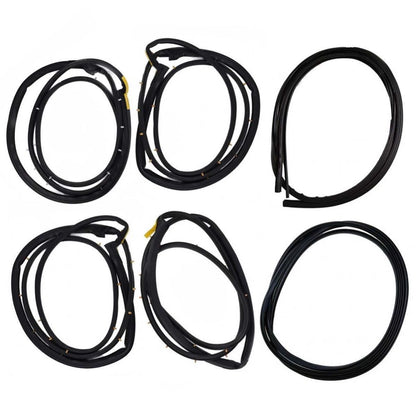 Windshield Door Rubber Seal Set 6 Fits Toyota Corolla EE100 AE100 AE101 4D SED
