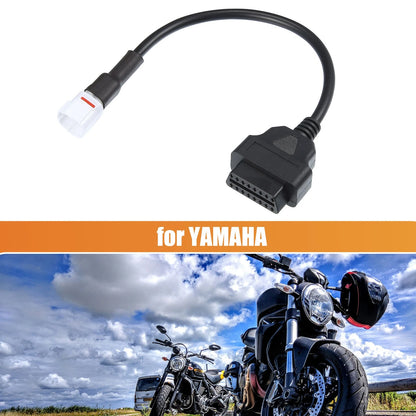 4 x Pins OBDII Cable Cord Diagnostic Adapter Cable OBD2 Scanner for Yamaha