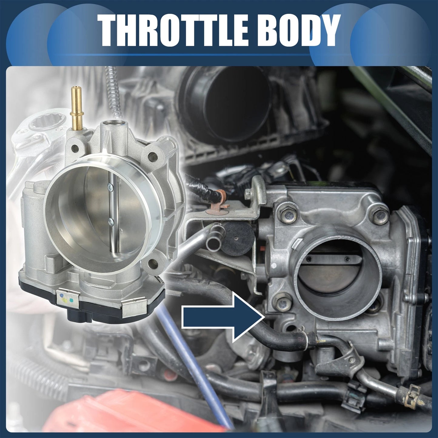 Throttle Body Actuator 4.2L for GMC Envoy L6 (2008-2009)