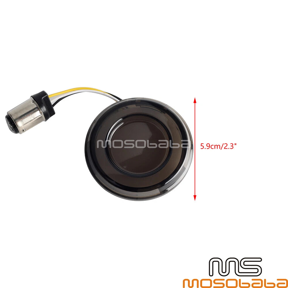 Front LED Turn Signal Lights for Harley Softail Dyna