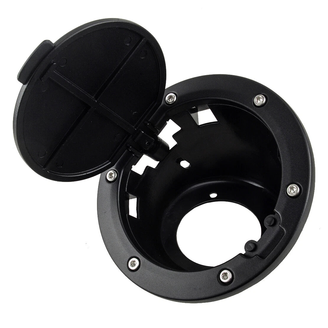 Fuel Tank Cover Door Gas Lid Filler Cap for Jeep Wrangler TJ (1997-2006)