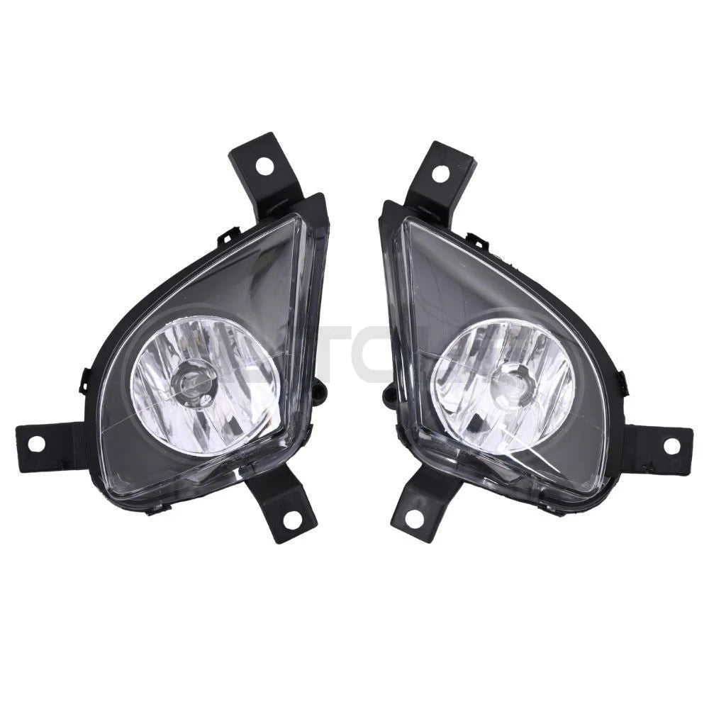 2 x Front Bumper Clear Fog Lights Lamps for BMW E90–E91 (2009–2011)