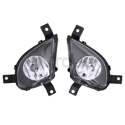 2 x Front Bumper Clear Fog Lights Lamps for BMW E90–E91 (2009–2011)