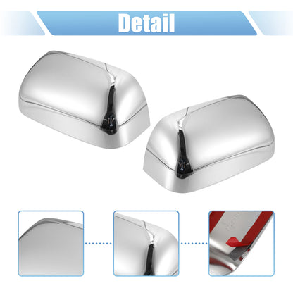 Chrome Plated Mirror Cover Caps for Dodge Ram 1500 2500 3500 (2002-2008)