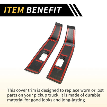 Carbon Fiber Rear Door Window Switch Panel for Toyota Tacoma (2016-2023)