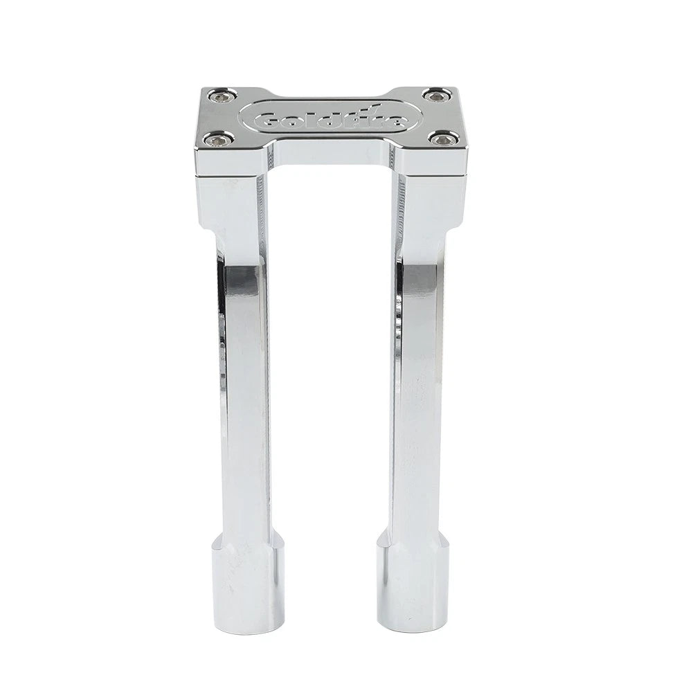 10" Pullback Handlebar Risers Clamp Chrome for Harley 1" Handlebar