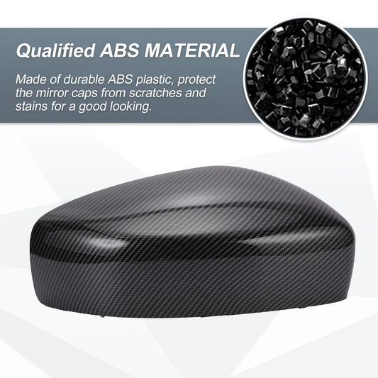 1 x Set Rearview Mirror Cover Cap Carbon Fiber for Infiniti G37 G25 Q60 Q40