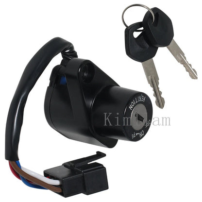 Ignition Key Switch Lock Set for Kawasaki VN400 VN800 Vulcan (1995-2005)