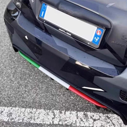 Carbon Fiber Add-on Rear Diffuser Lip for FIAT 500 ABARTH