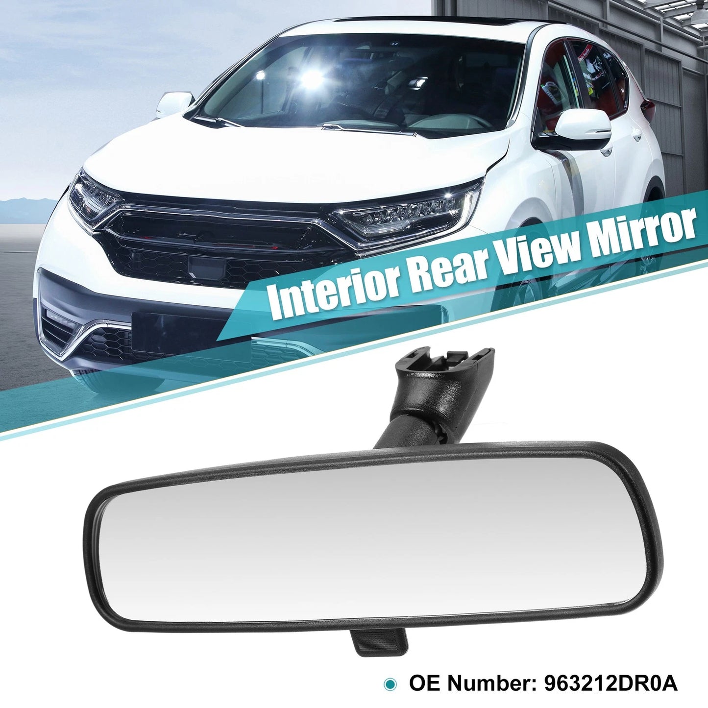 Black Inner Rearview Mirror for Nissan Altima (2002-2006)