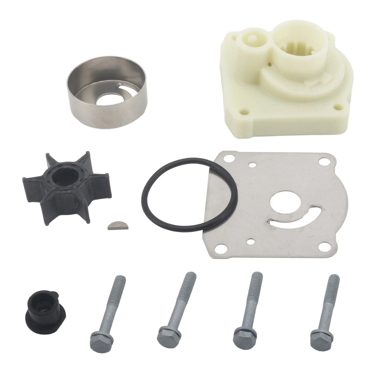 Water Pump Impeller Repair Kit for Yamaha 4T 25HP Outboard Models