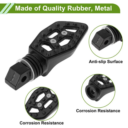 Motorcycle FootPegs 1 pair Rear Foot Pegs Foot Pedal Black for Motorcycle
