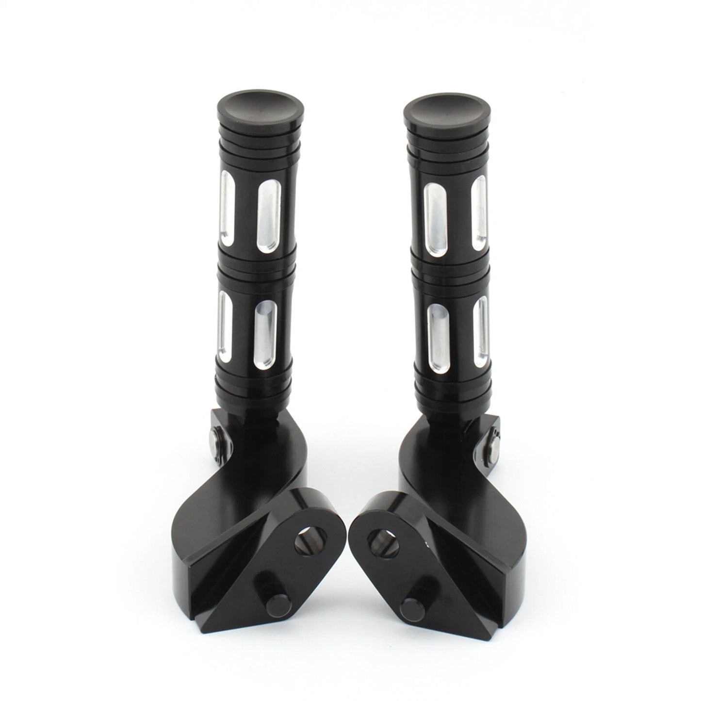 Set of Black Rear Foot Pegs for Harley Touring (1993-2023)