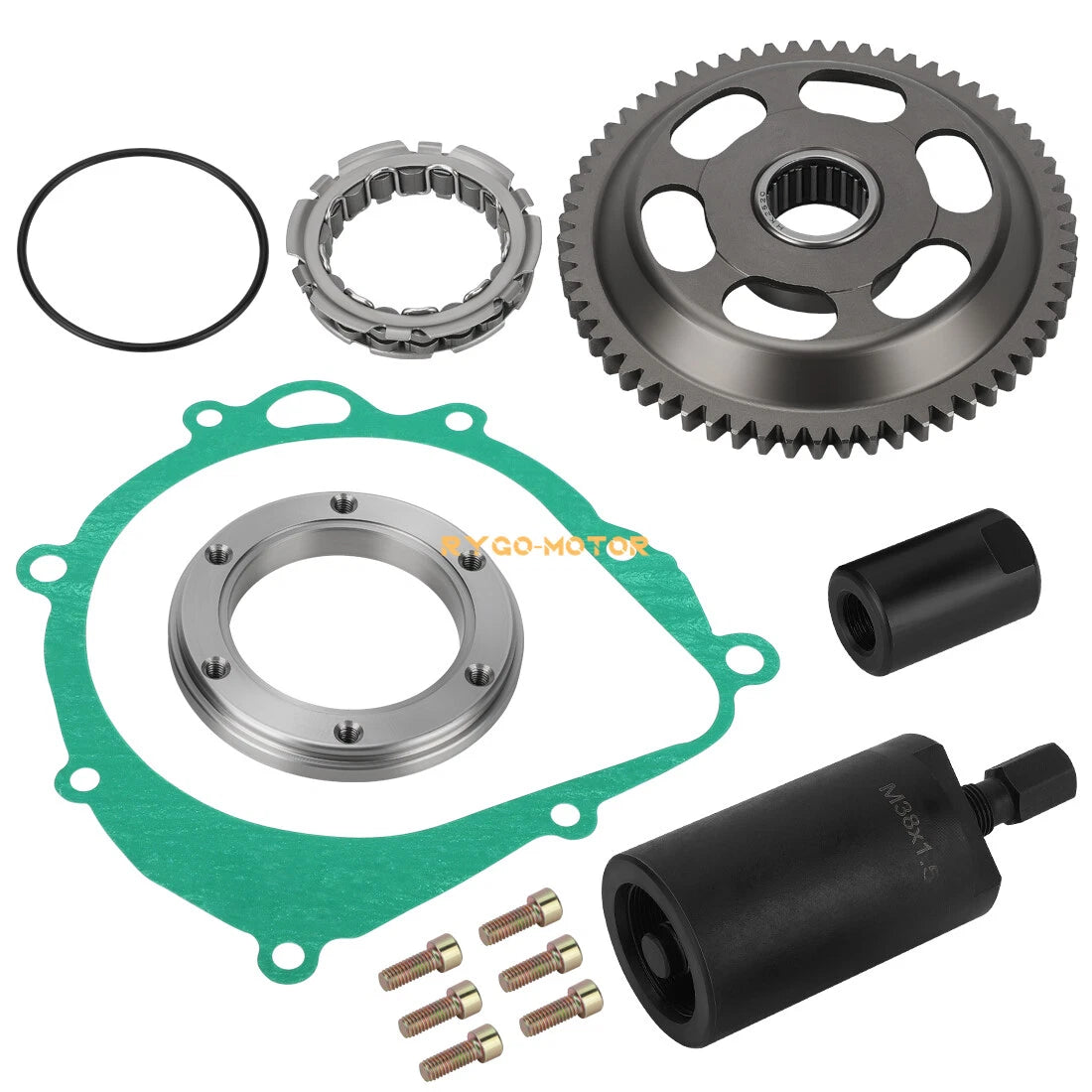 Starter Clutch Gasket Kit Flywheel Puller for Suzuki LTZ400 Quadsport (2003–2014)