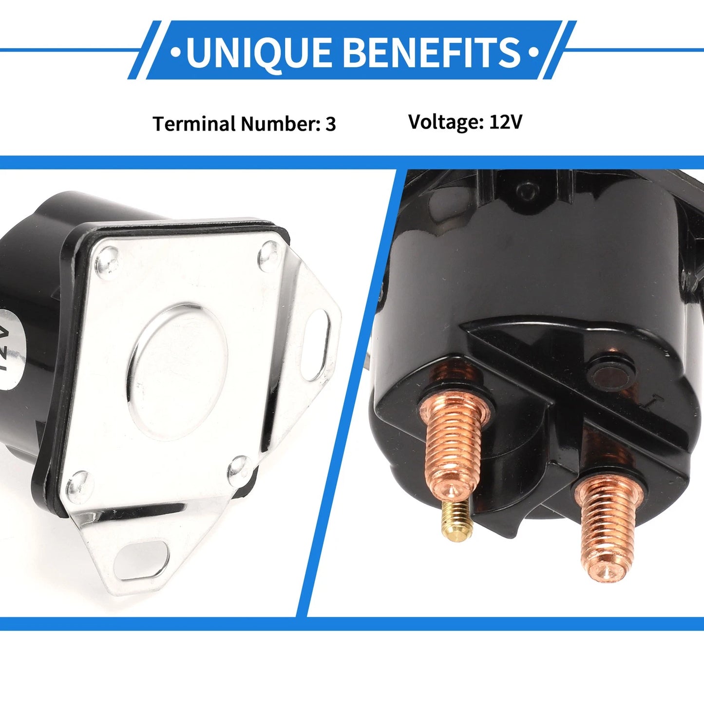 Starter Solenoid Relay 12V for Ford Mustang