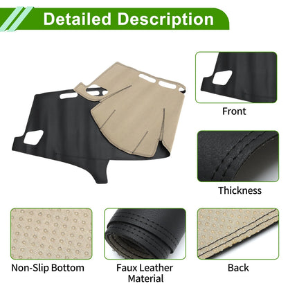 Dashboard Cover Mat for BMW F25 2011-2016 Black Carpet