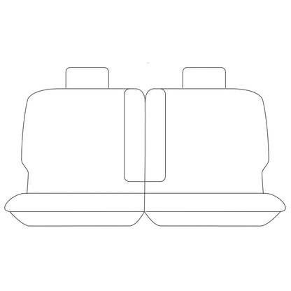 Tailor Made Black Neoprene Car Seat Covers for Nissan Patrol GU Wagon